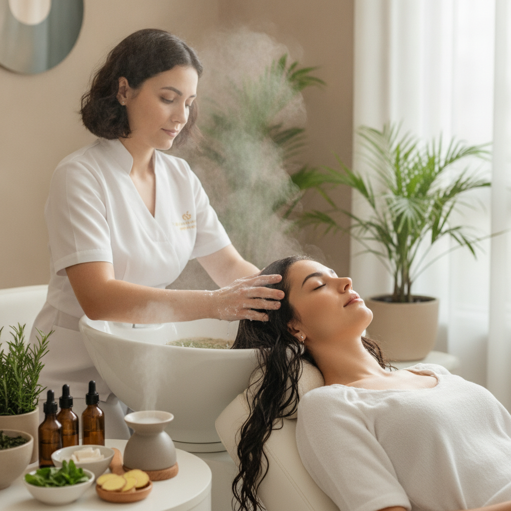 Benefícios do Head Spa para o Couro Cabeludo em Goiânia