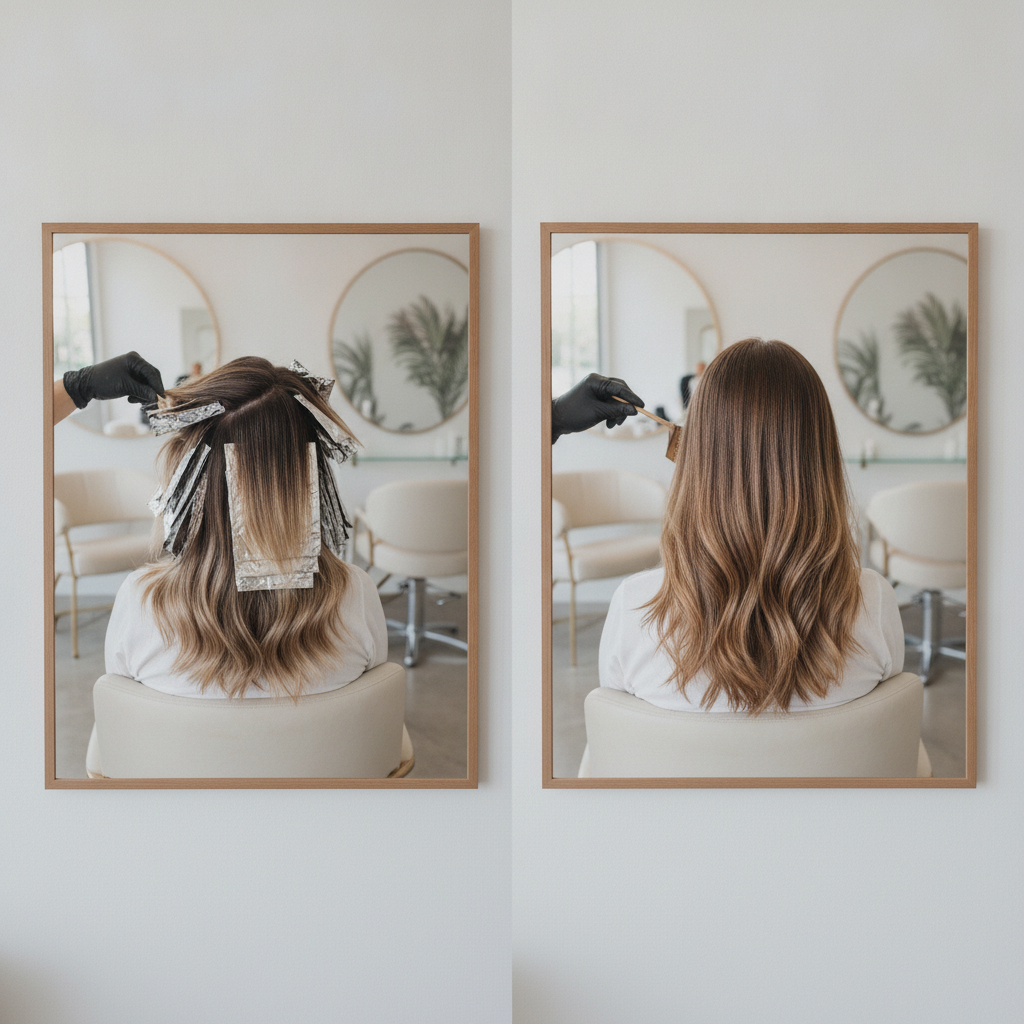Diferença de Mechas e Luzes no Cabelo em Goiânia