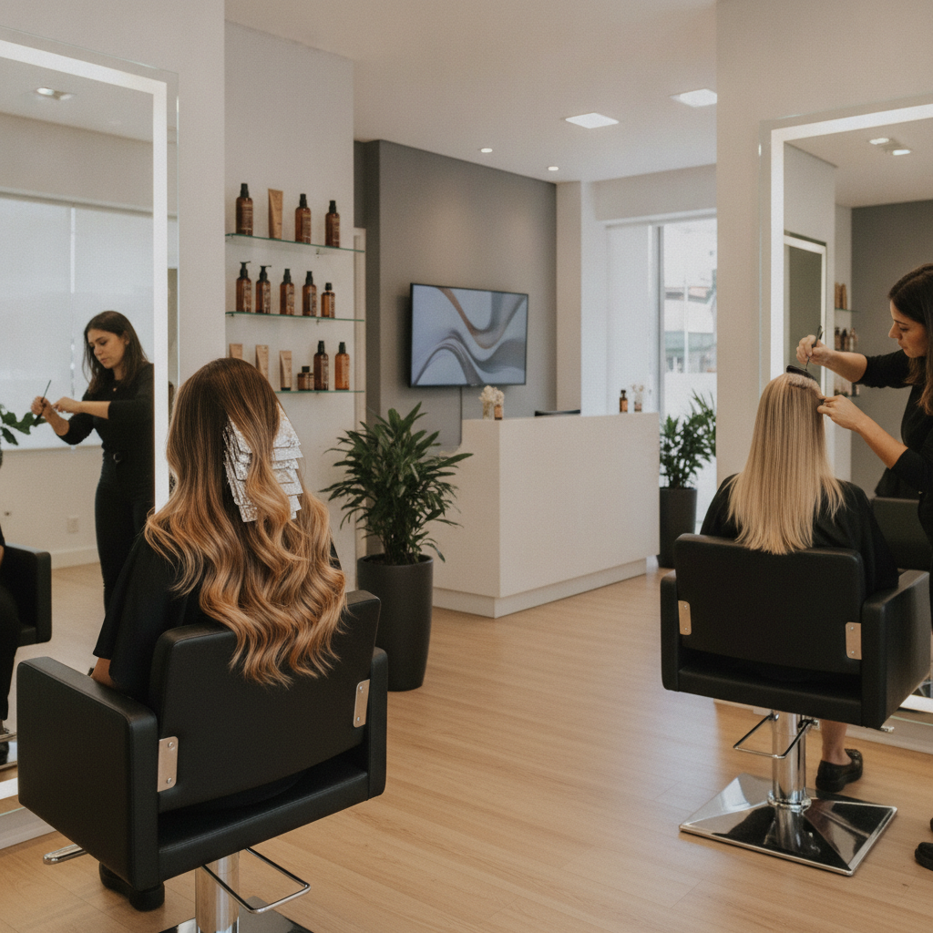 Diferença de Mechas e Luzes no Cabelo em Goiânia